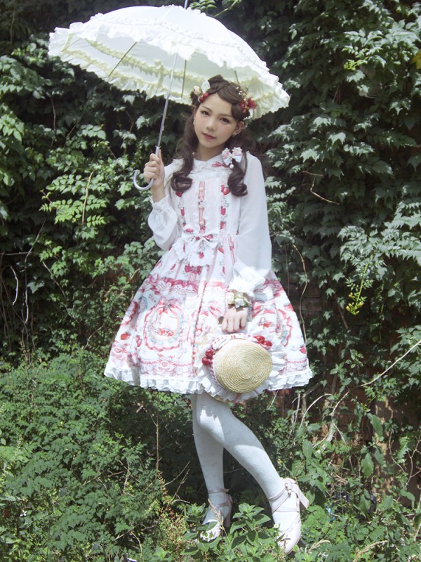Strawberry Rabbit Long Sleeve One-piece Strawberry Rabbit Long Sleeve One-piece