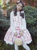 Strawberry Rabbit Long Sleeve One-piece Strawberry Rabbit Long Sleeve One-piece